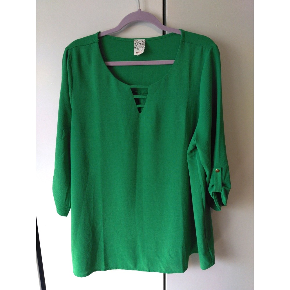 Womens Elegant Tunic Top Size 2x Relaxed Business Casual Office Teacher